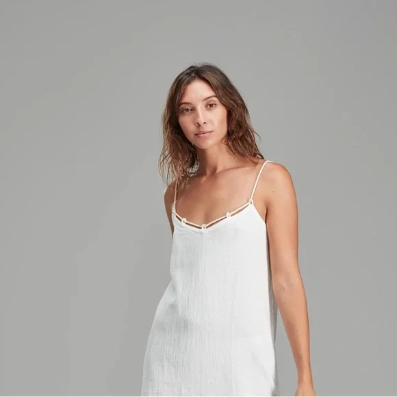 Tigani Lux Linen Moss Dress 1.0 - Picture 2 of 13